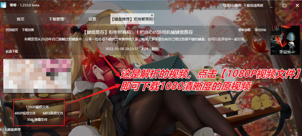 图片[8]-B站视频下载工具 — 唧唧Down-渣学网