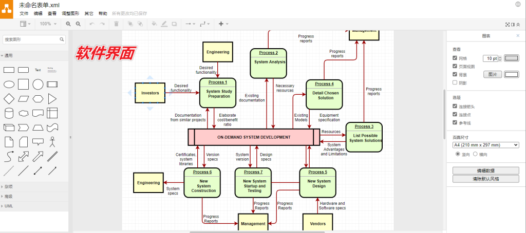 图片[2]-开源免费的流程图绘制工具 — drawio-渣学网
