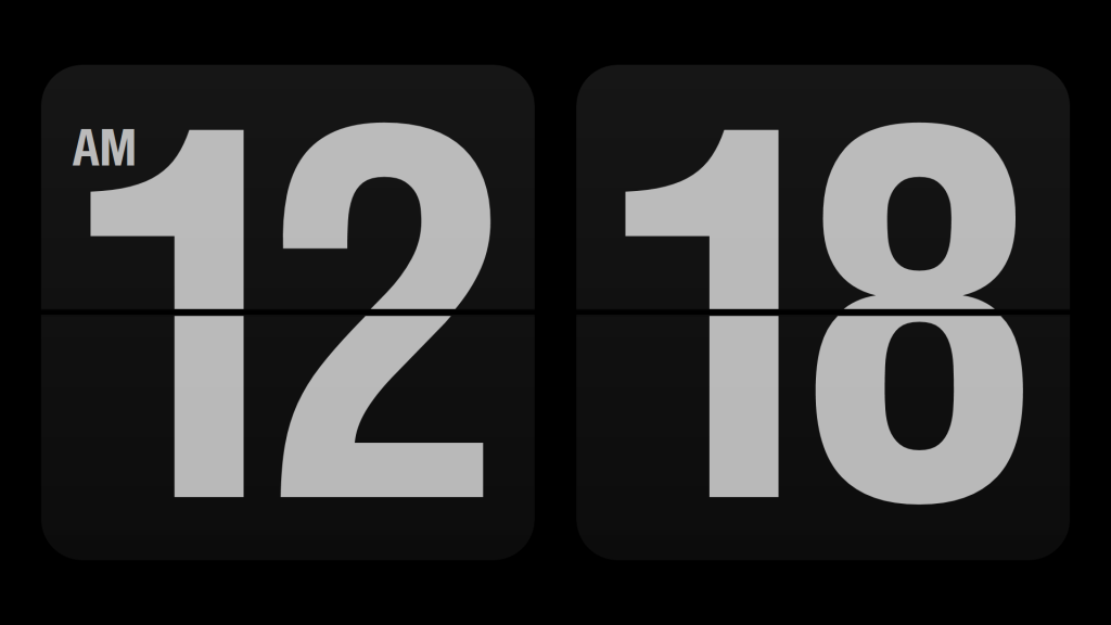 图片[2]-经典的数字时钟屏保 — fliqlo-渣学网