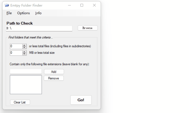 图片[2]-删除电脑内空白文件夹 — Empty Folder Finder-渣学网