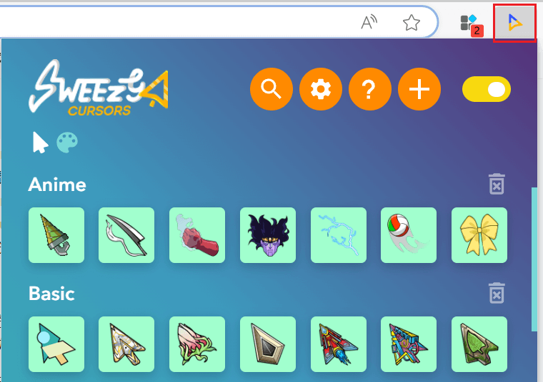 图片[3]-Sweezy Cursors - Edge浏览器个性化鼠标指针动画
