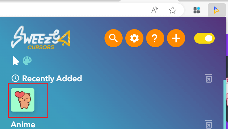图片[8]-Sweezy Cursors - Edge浏览器个性化鼠标指针动画