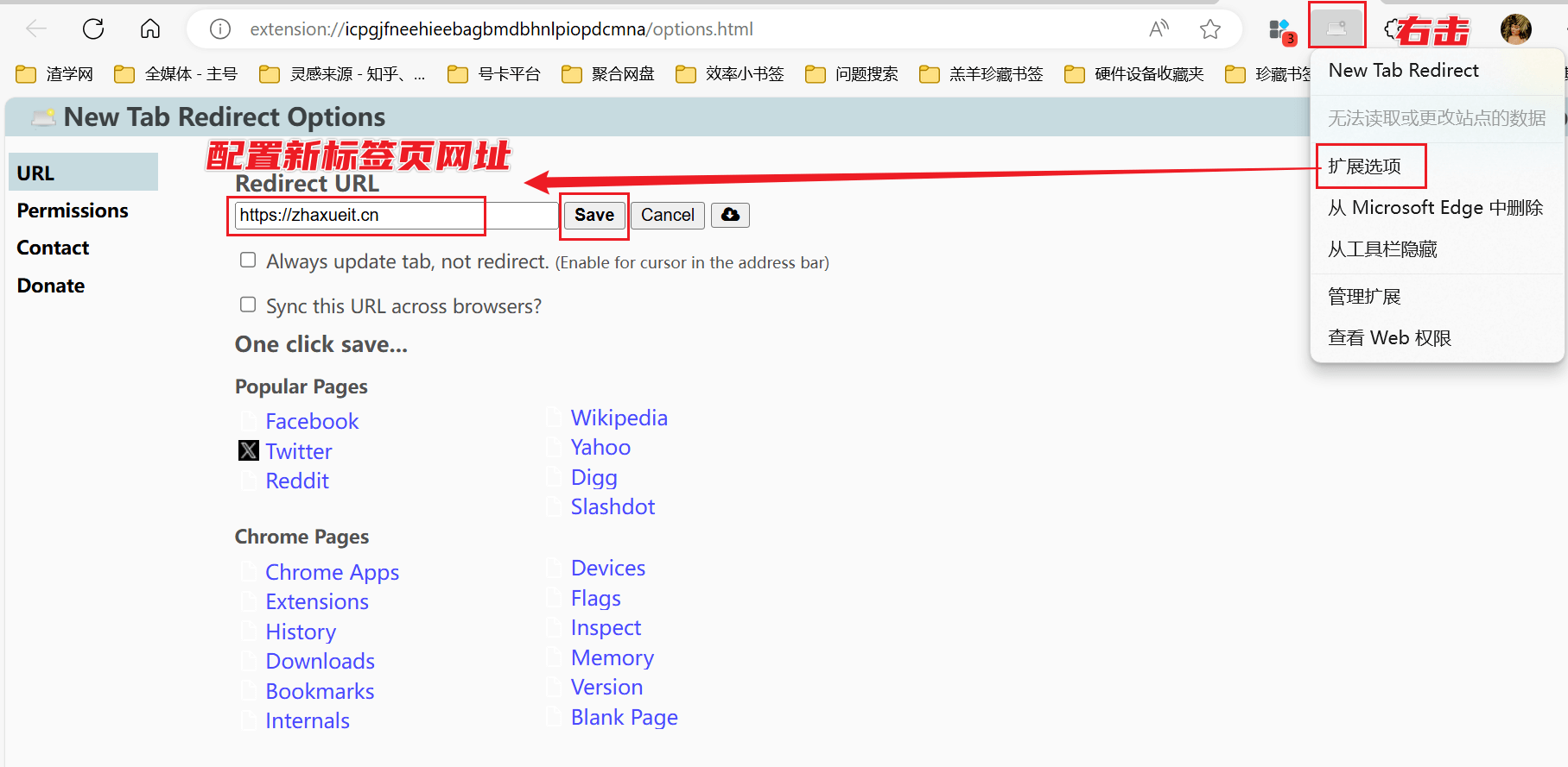 图片[4]-【扩展】New Tab Redirect - 定制您的新标签页打开网址