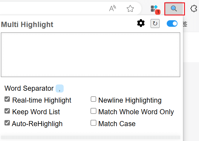 图片[3]-Multi Highlight - 支持搜索多个关键词并用不同颜色区分！