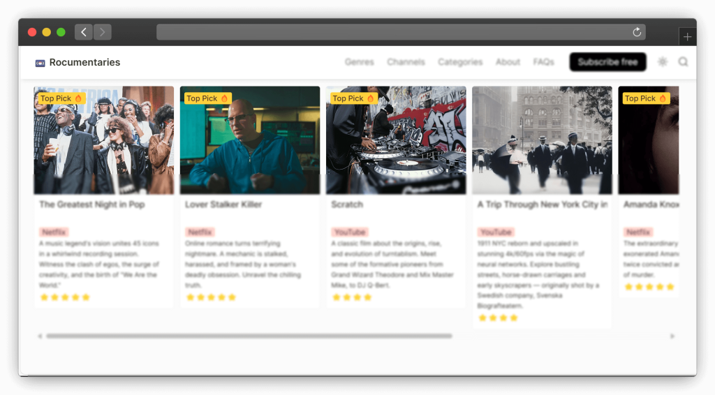 图片[2]-七款在线看纪录片网站「第2期」