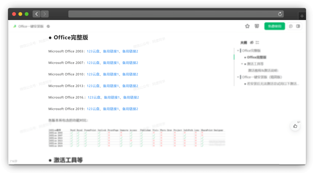 图片[4]-三款 Office全家桶 软件资源下载网站「第1期」