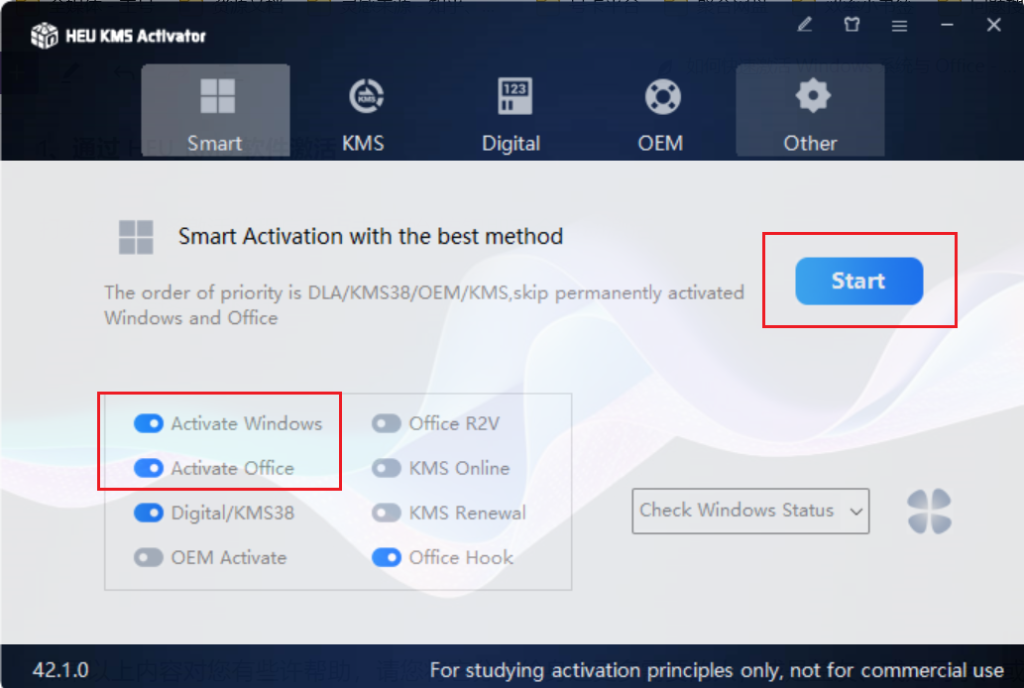 图片[4]-如何快速激活 Windows 系统与 Office-渣学网
